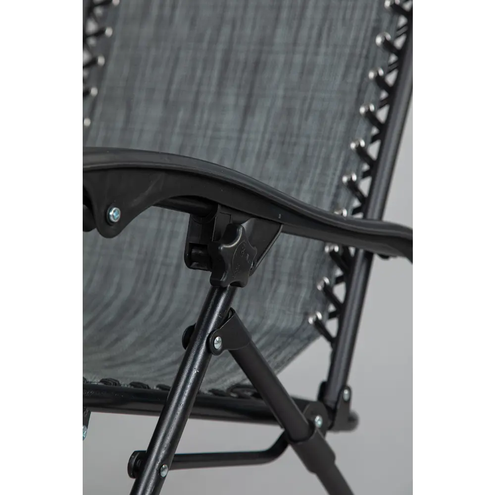 Шезлонг Бриз 165x65x110 см сталь серый Santreyd STLM-2007507 - Вид №2