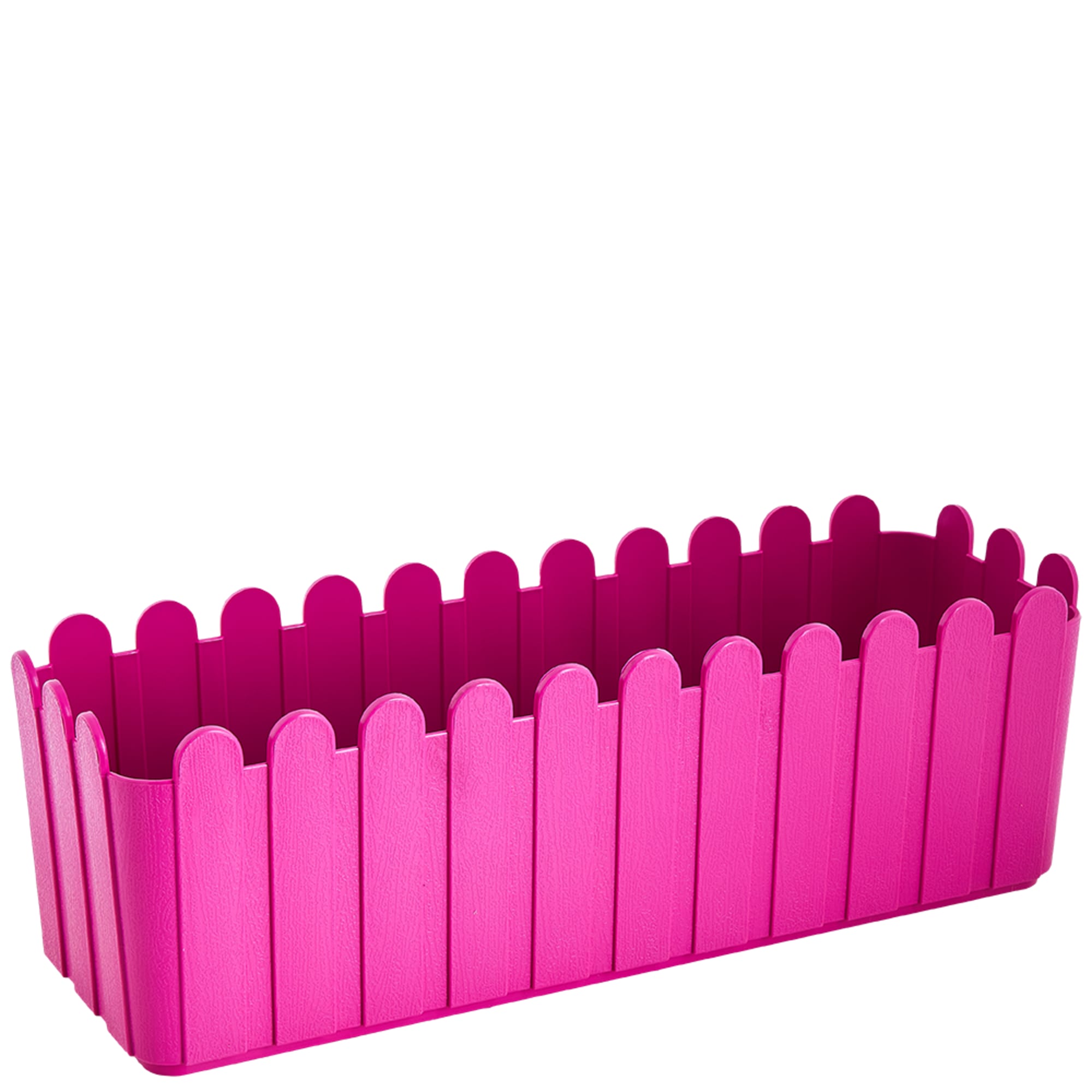 85650177 Горшок цветочный Заборчик балконный 16.5x16x49 см v12 л пластик фрезия Santreyd 