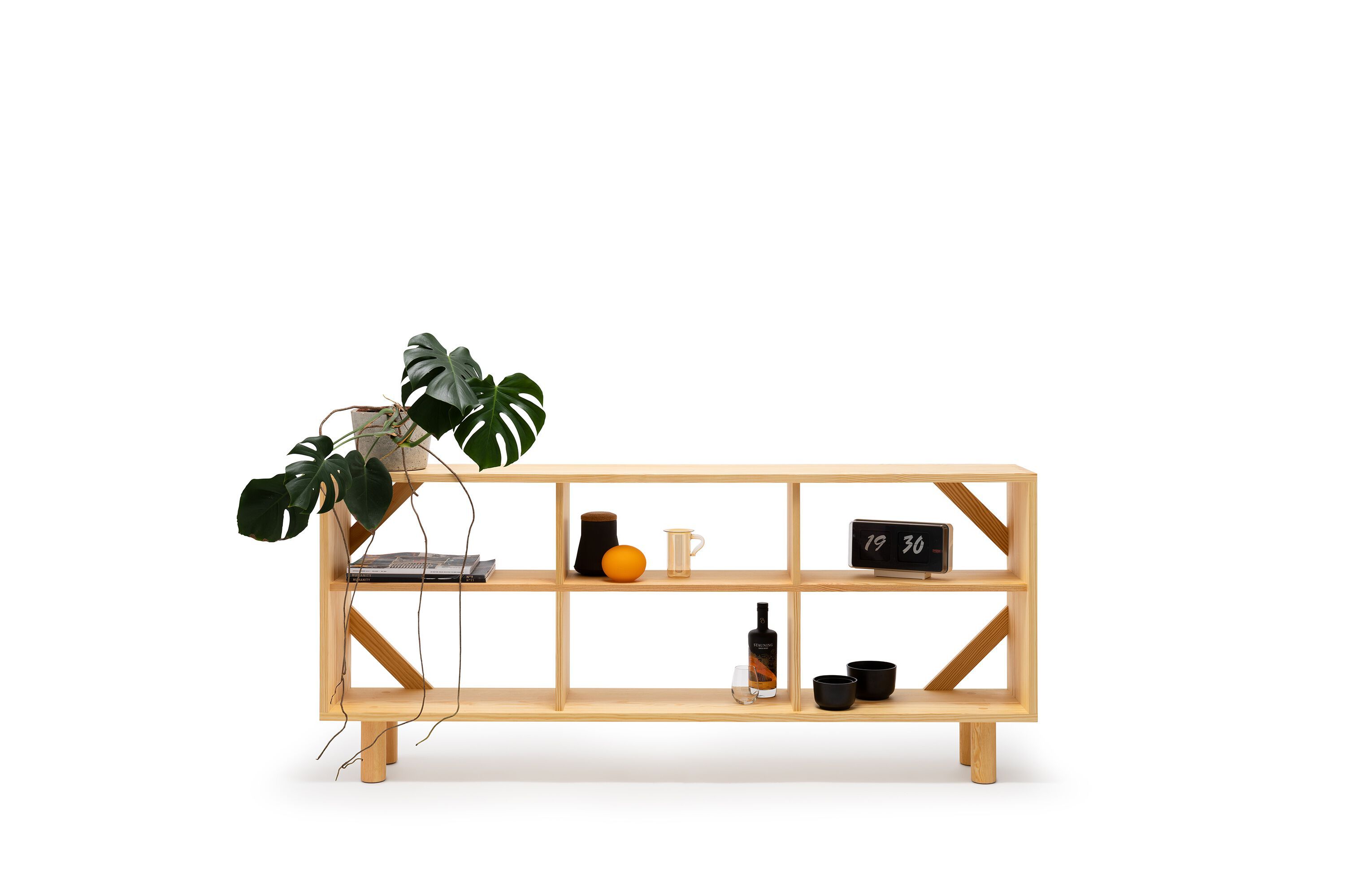 Двухсторонний книжный шкаф из сосны Established&Sons Crate Series ARCH-00142661 - Вид №1