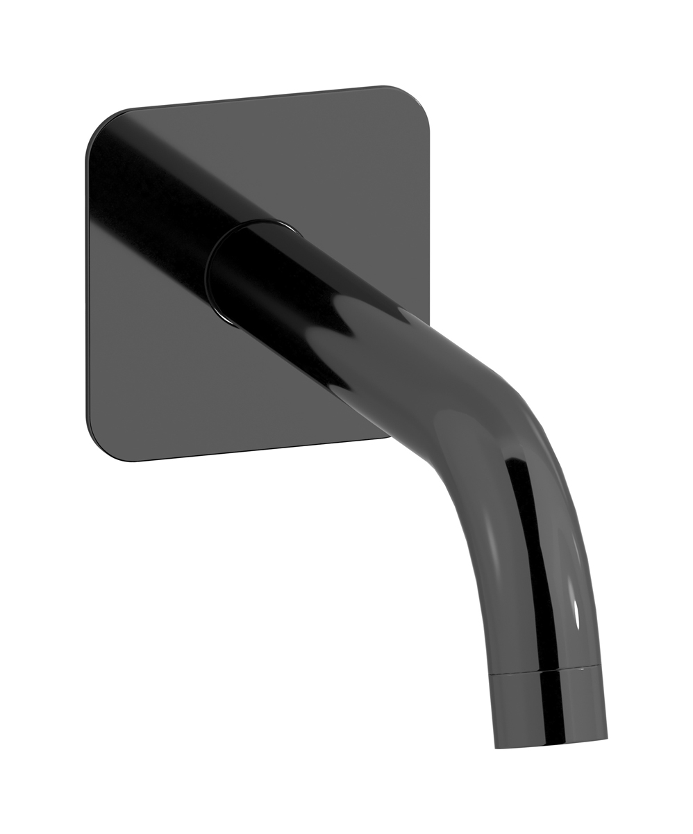 Настенный длинный излив. WE ARE IB id322cf_22 Black Chrome Industria