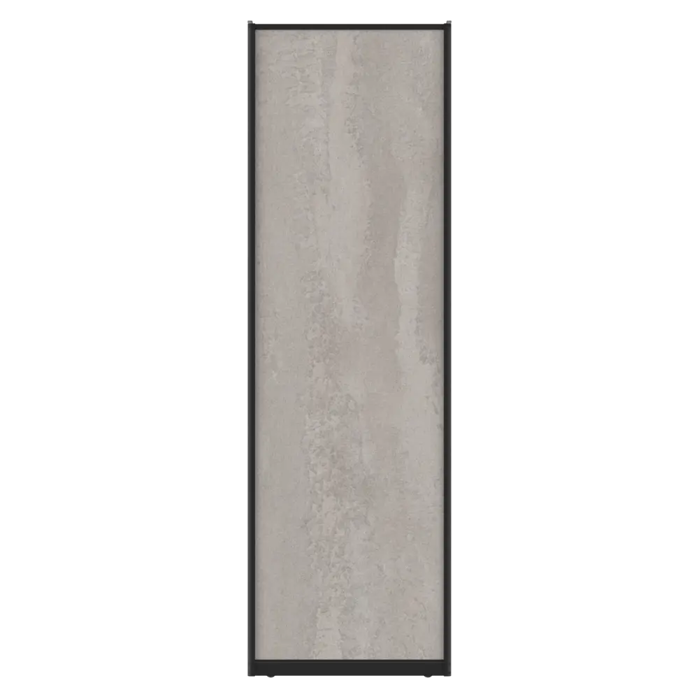 Дверь-купе KONSENSA 225.5x70.4 см МДФ цвет бетон профиль черный STLM-2168913 - Вид №1