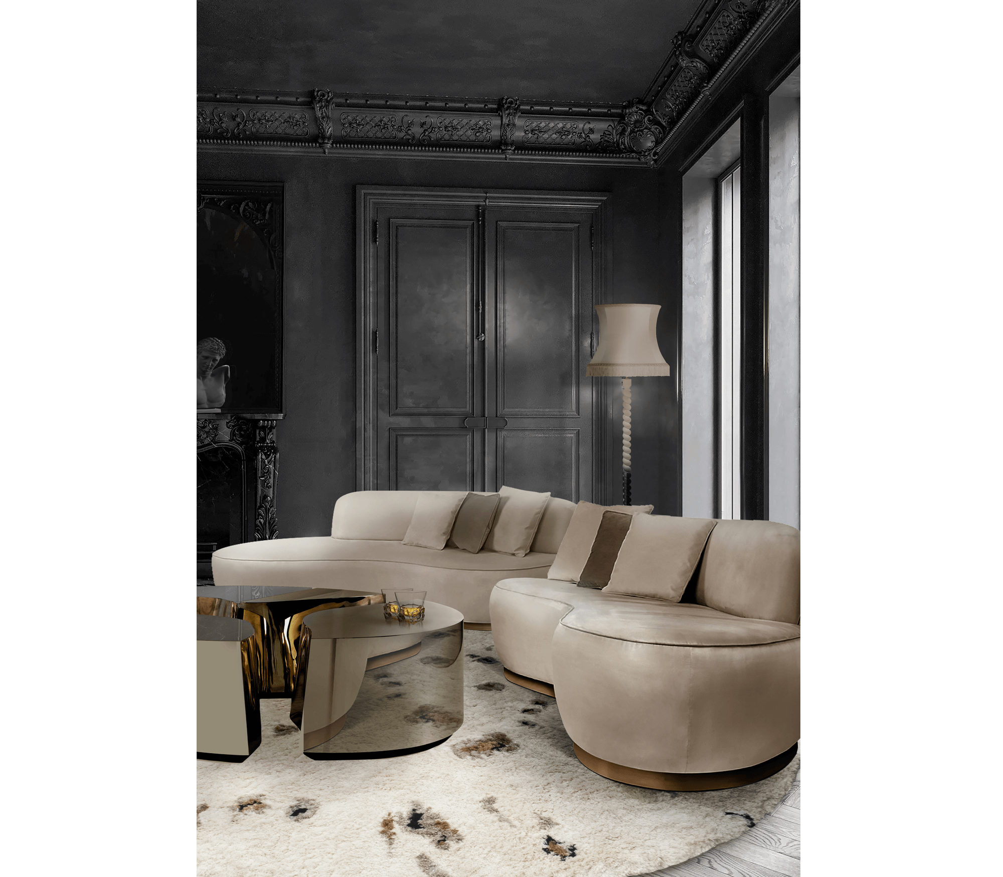 0-278 Овальный центральный стол Lapiaz Boca Do Lobo  - Вид №9