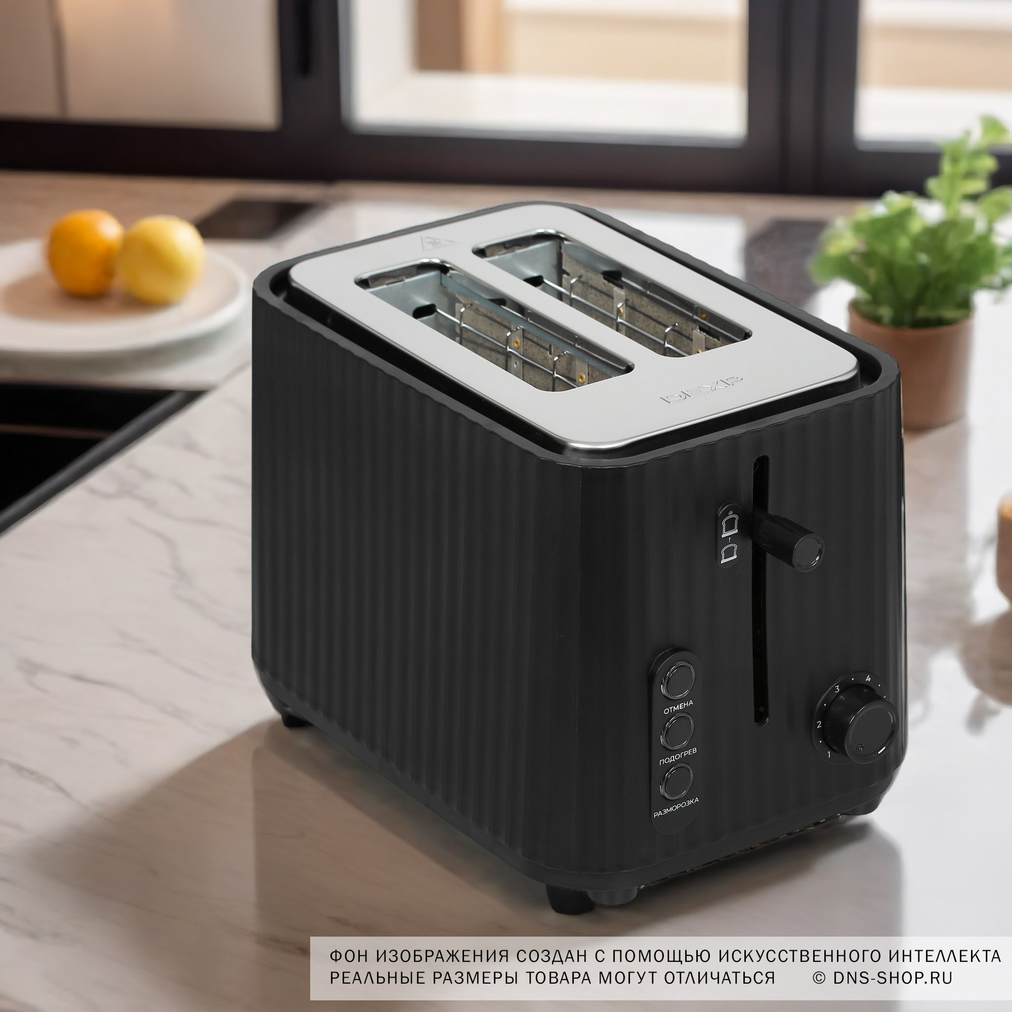 5418530 Тостер DEXP TS-98FD Nero черный STDN-0121533 - Вид №9