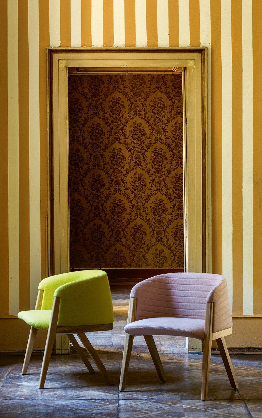 Мягкий стул с подлокотниками MOROSO Mafalda ARCH-00077593 - Вид №6