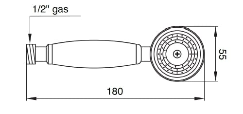 Ручной душ Gaia Mobili Complements ARCH-00036020 - Вид №2