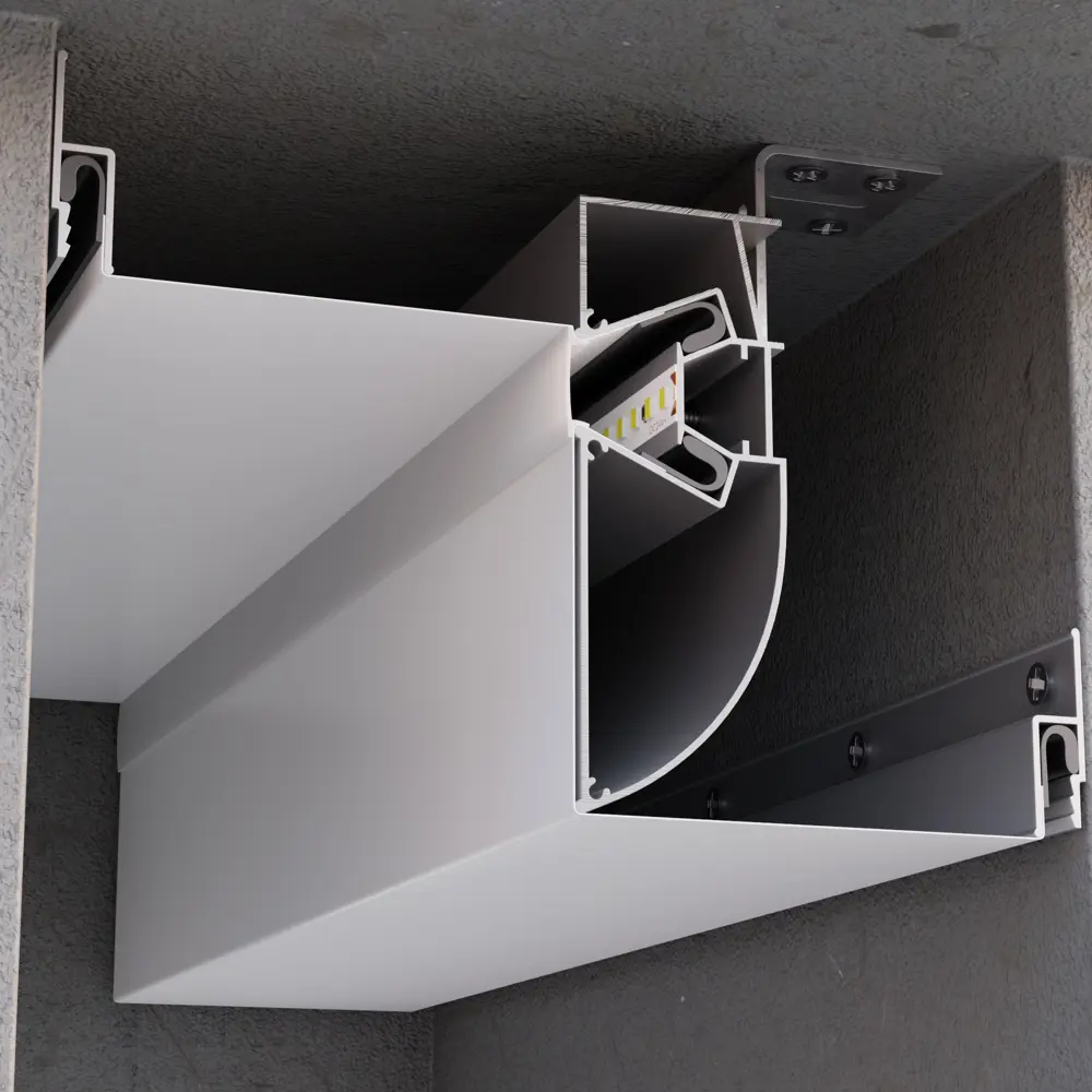 Профиль боковой Apeyron алюминиевый 31x85 мм 2 м STLM-2041555 - Вид №3