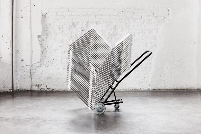 ENEA Стул из полипропилена, штабелируемый салазками Ema sun-id-1372132 - Вид №6