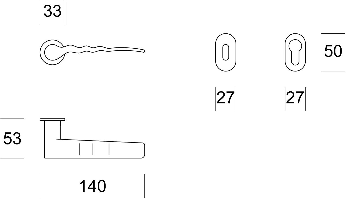 Ento Латунная ручка Flow 6195c3 - Вид №3