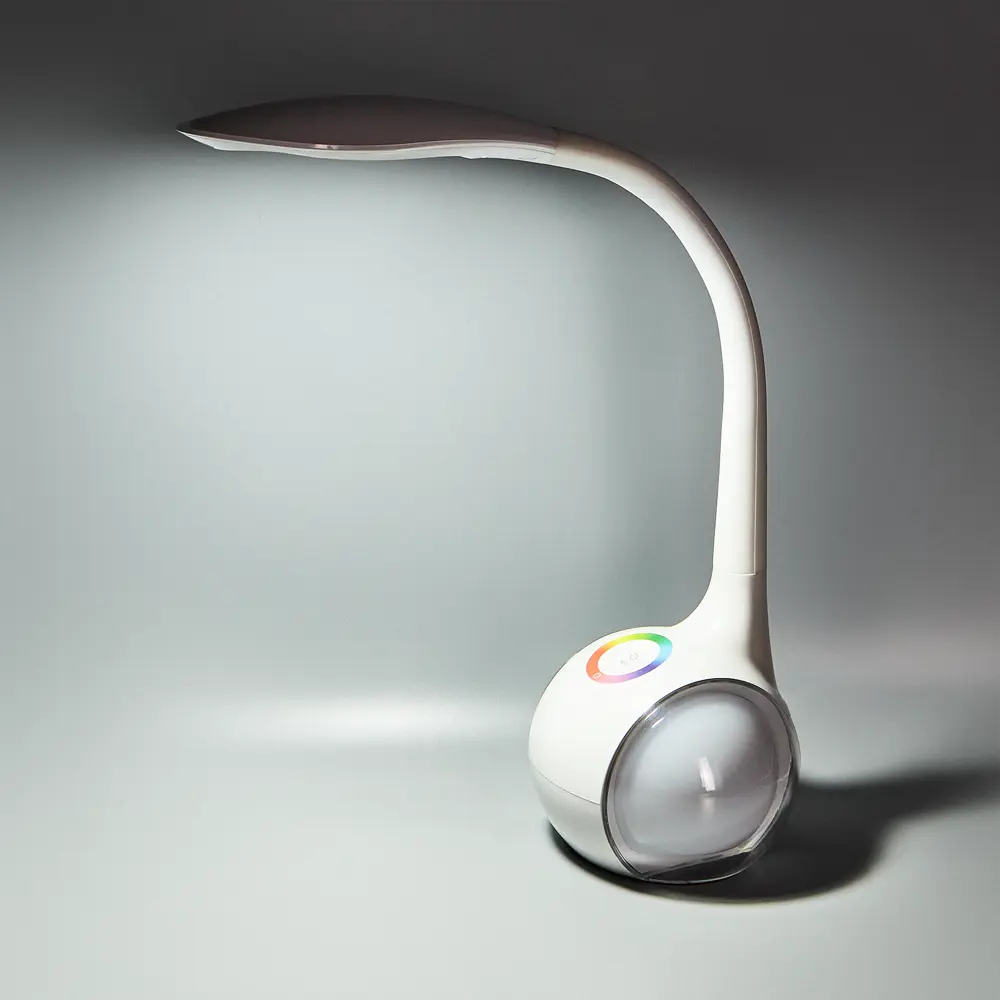 Настольная лампа светодиодная DPNR-LLTLL01-WTE регулируемый RGB свет цвета цвет белый 89372922 STLM-2078174 DIOPRO  - Вид №1