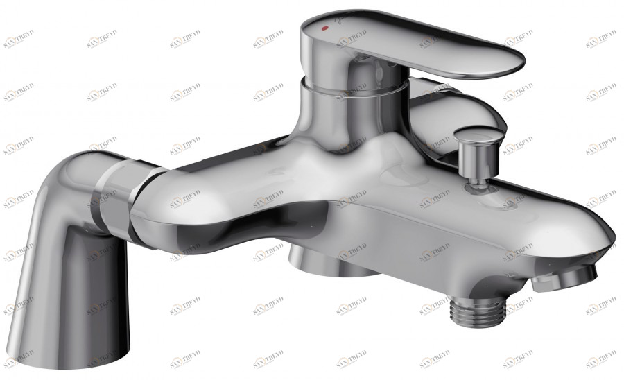 E99461-CP Смеситель для ванны/душа, устанавливаемый на деку Jacobdelafon KUMIN Santreyd