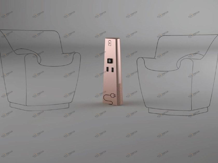 Manufatti Viscio Зарядное устройство Totem из оцинкованного листа Aero sun-id-1489213