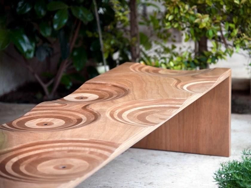 Casamania & Horm Садовая скамейка Окуме Ripples sun-id-1368656 - Вид №4