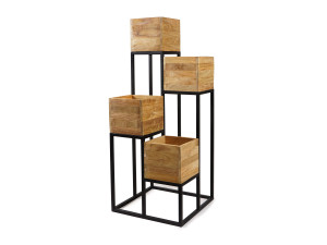 Высокая плантатор из тикового дерева