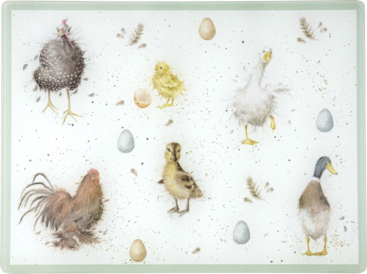 10581616 Royal Worcester Подставка под горячее Royal Worcester "Забавная фауна" 40х30см Стекло 