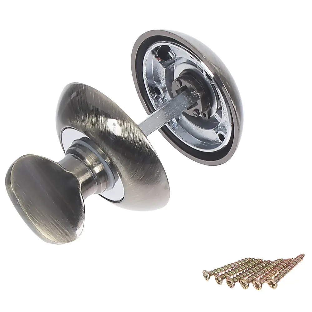 Фиксатор-вертушка для дверей BKQ, ЦАМ, цвет бронза Santreyd STLM-2026226 - Вид №1