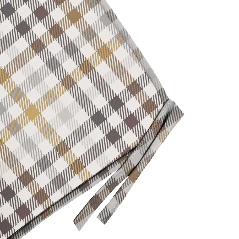 Галета Тартан 38x38 см цвет бежевый LINEN WAY STLM-2143283 - Вид №2