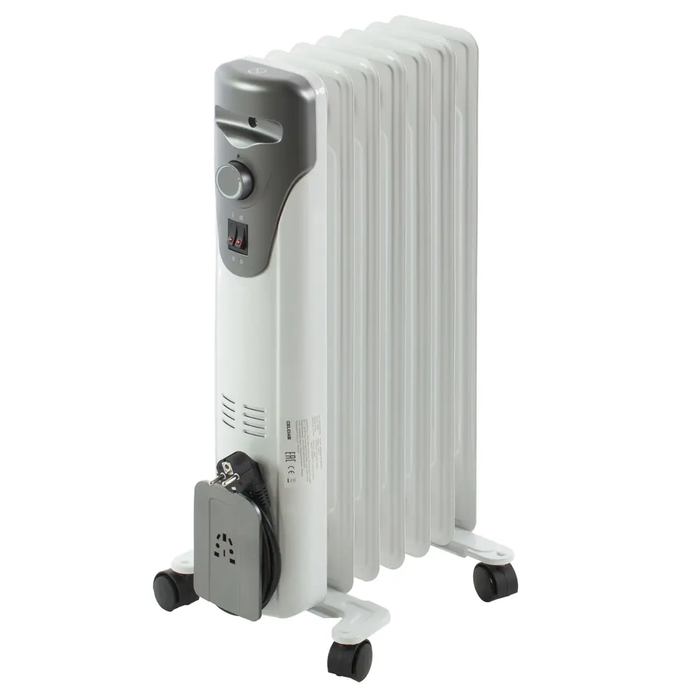 Обогреватель масляный Celcia с механическим термостатом, 1500 Вт, 7 секций STLM-2197501