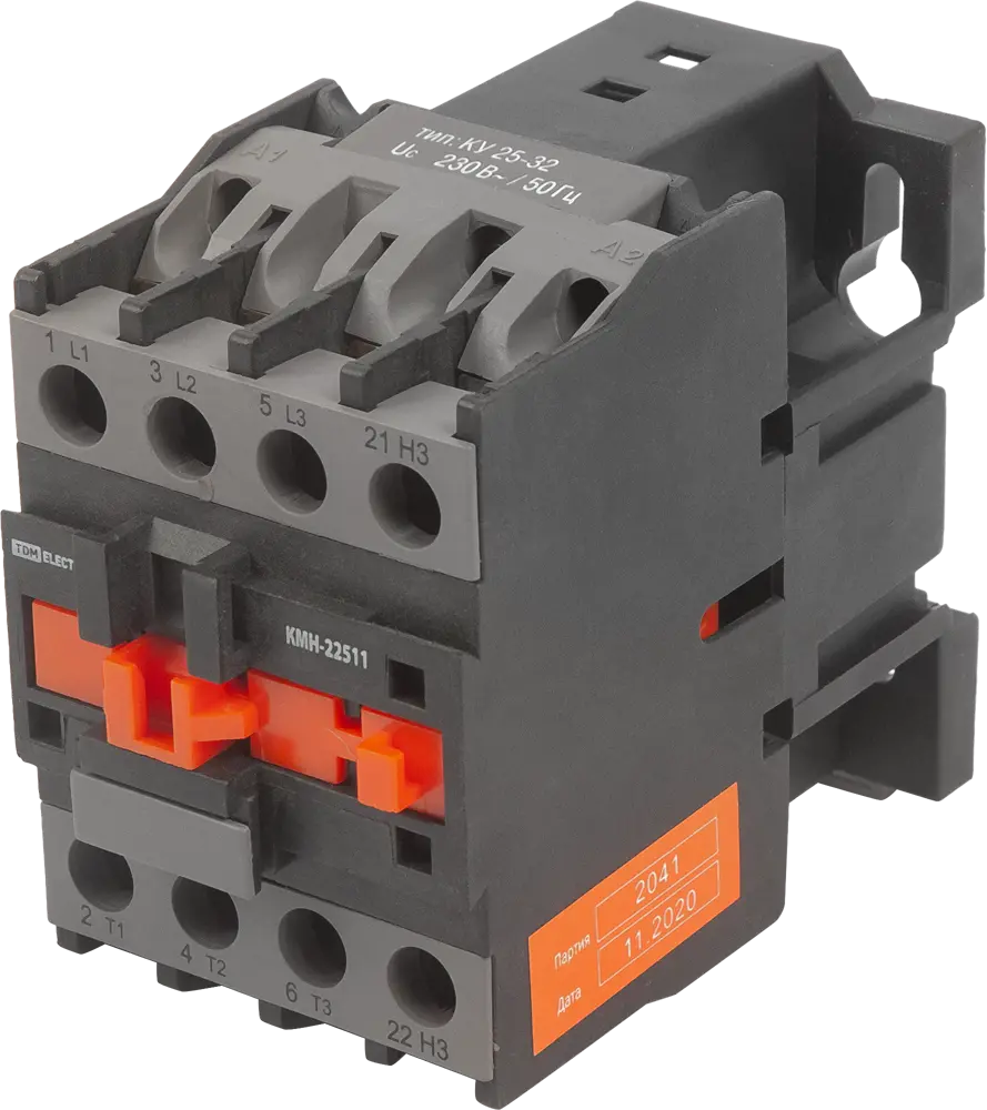 Контактор TDM Electric КМН-22511 для управления мощными нагрузками 25А 84399600