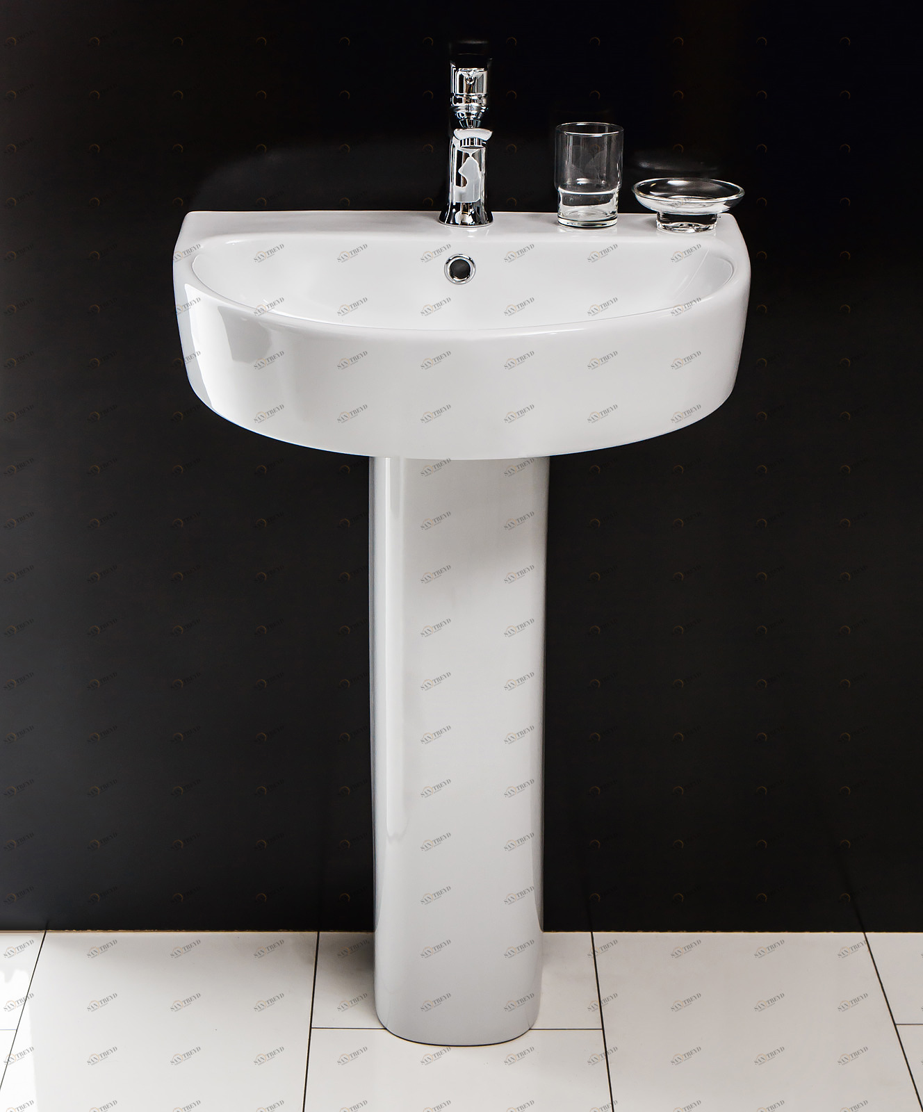 Раковина BelBagno MARINO Напольная раковина стоящая овальная BELBAGNO 