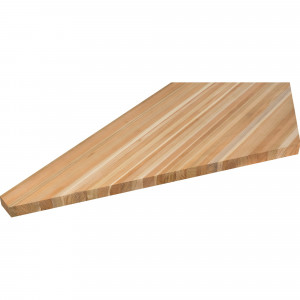 82000434 Ступень 40x950x950 мм лиственница сорт Экстра сращенная угловая