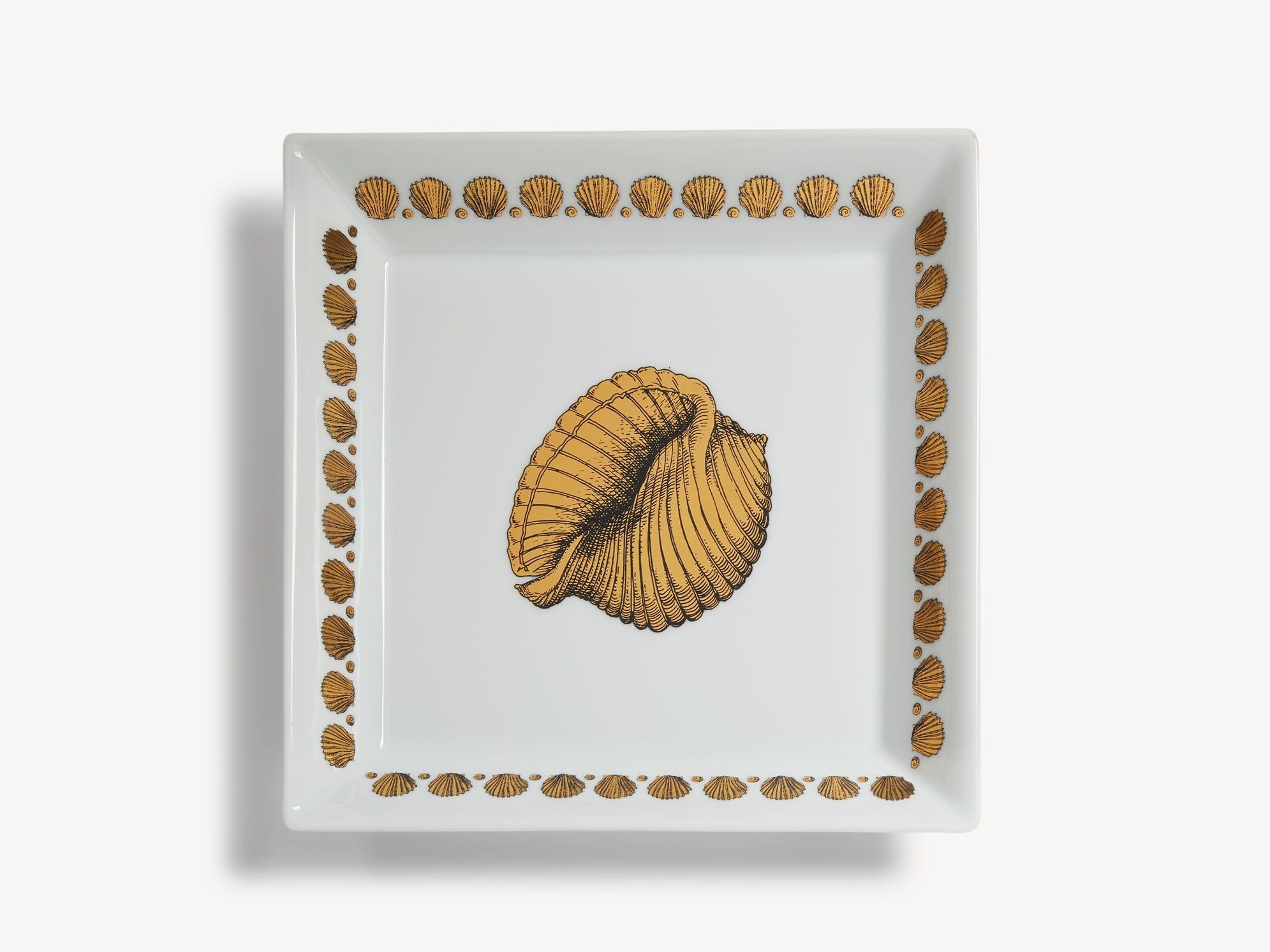 Квадратная фарфоровая тарелка Fornasetti Джиро ди Кончилье ARCH-00067292