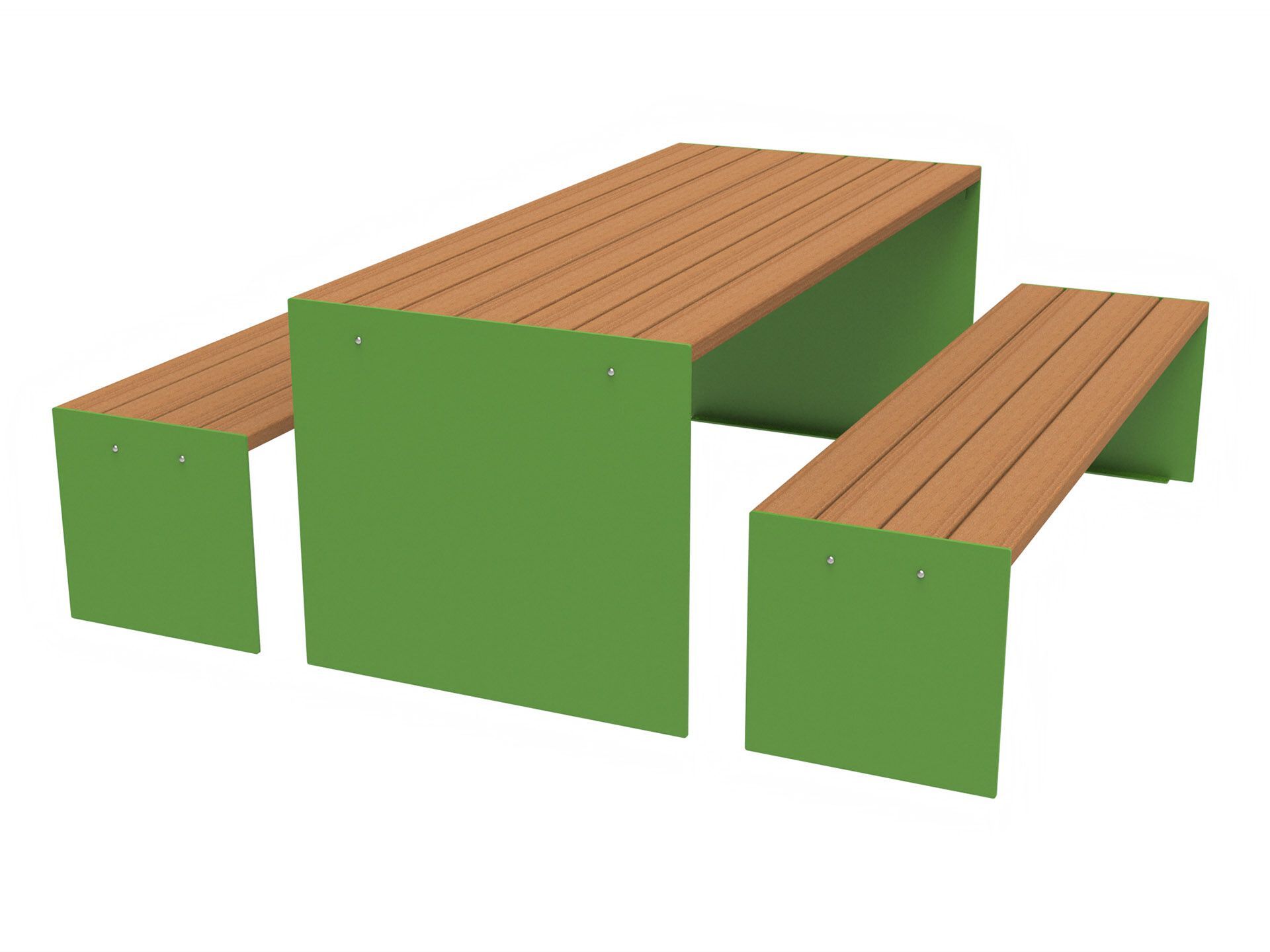 Стол для пикника со встроенными скамейками Lazzari Recto ARCH-00105488 - Вид №7