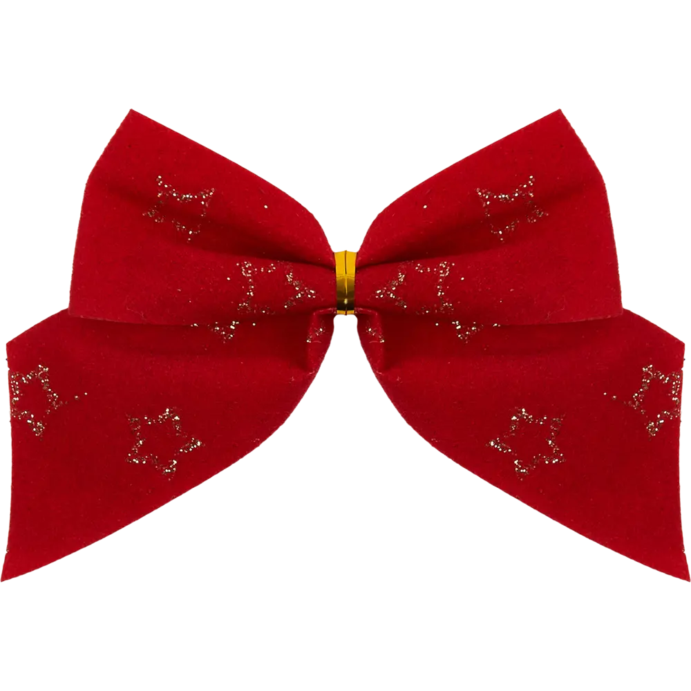 Бант новогодний Красный в клеточку 6 шт Santreyd STLM-2040139 - Вид №1