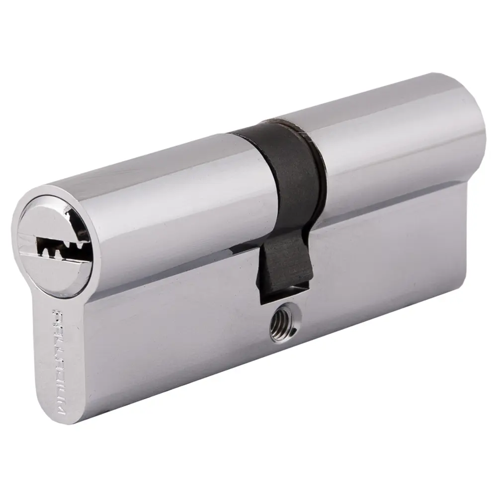Цилиндр Palladium 2J07 80, 40x40 мм, ключ/ключ, цвет хром 17216861 STLM-2206991 