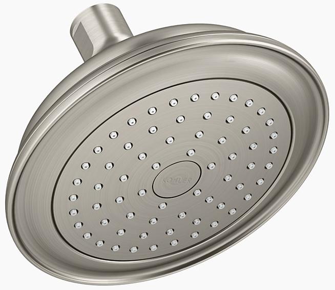 KOHLER Однофункциональная насадка для душа Artifacts 2,5 галлона в минуту с технологией всасывания воздуха Katalyst K-72773-BN 