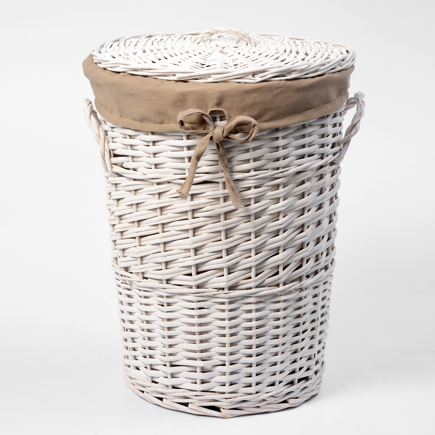 WB-106-L Aller Плетеная корзина для белья с крышкой WasserKRAFT 