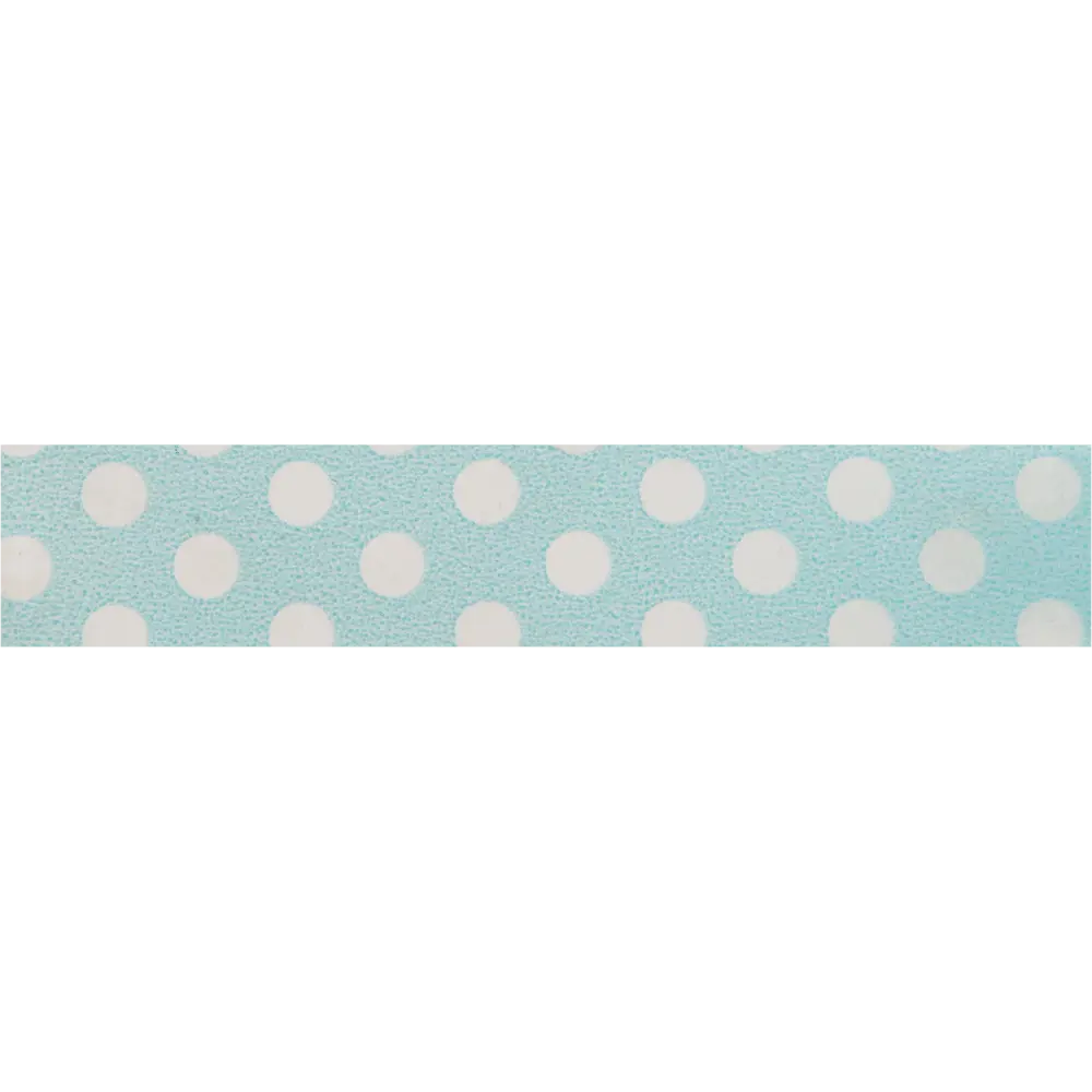 Лента самоклеящаяся «Горошек на бирюзовом» 1.5 см x 4 м Santreyd STLM-2009549 - Вид №1