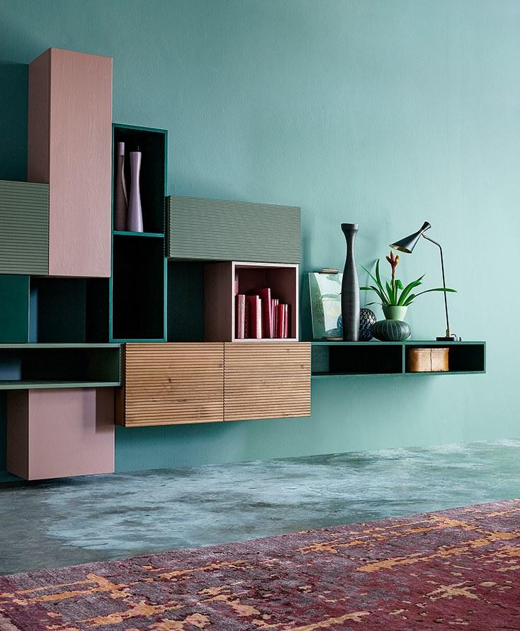 Devina Nais Модульная модульная стенка для хранения из массива дерева Zero.16 sun-id-1498033 - Вид №2