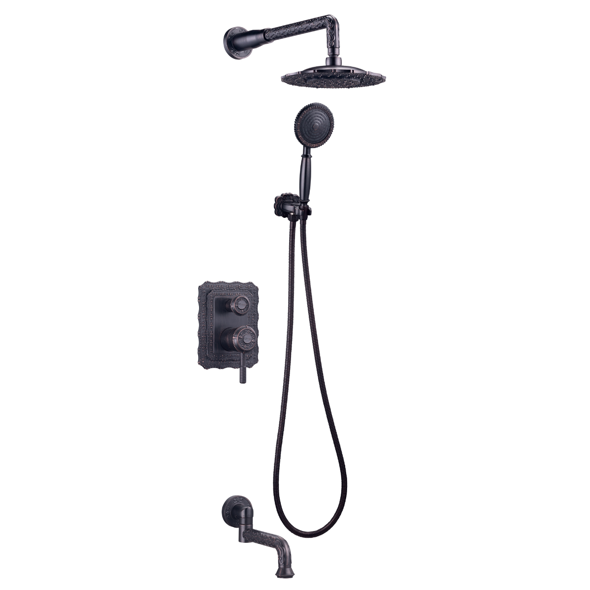 LM6622ORB Смеситель Jasmine для ванны и душа, встраиваемый LEMARK JASMINE - Вид №1