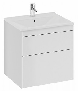 47437 IFO Sense тумба под умывальник с двумя ящиками, W = 600 мм, W1 = 610 мм, темно-серый