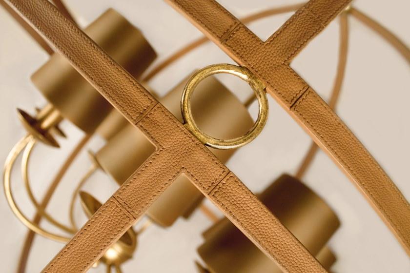 Abrissi Подвесной светильник из кожи Mondo sun-id-1484107 - Вид №4