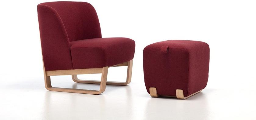 Very Wood Пуф из мягкой кожи Skid sun-id-1444084 - Вид №7