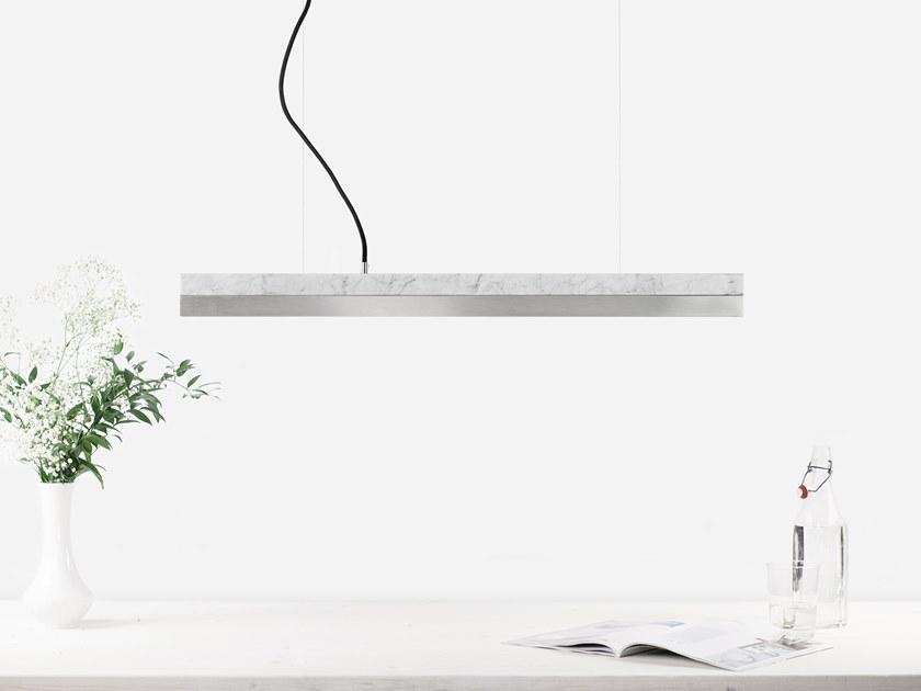 GANTlights Светодиодная подвесная лампа из каррары и нержавеющей стали C sun-id-1441090 - Вид №1