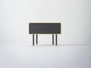 Gazzda Прямоугольная прикроватная тумбочка из дуба с ящиками Fina 068