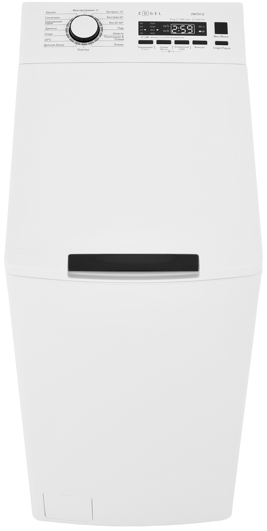 9982987 Стиральная машина ZUGEL ZWT813I белый STDN-0091362 - Вид №2