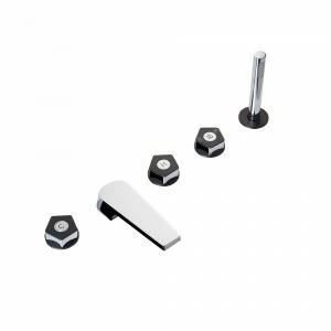 Настольная группа на 5 отверстий с подачей воды из излива PARK LIMITED EDITION NEWFORM Италия