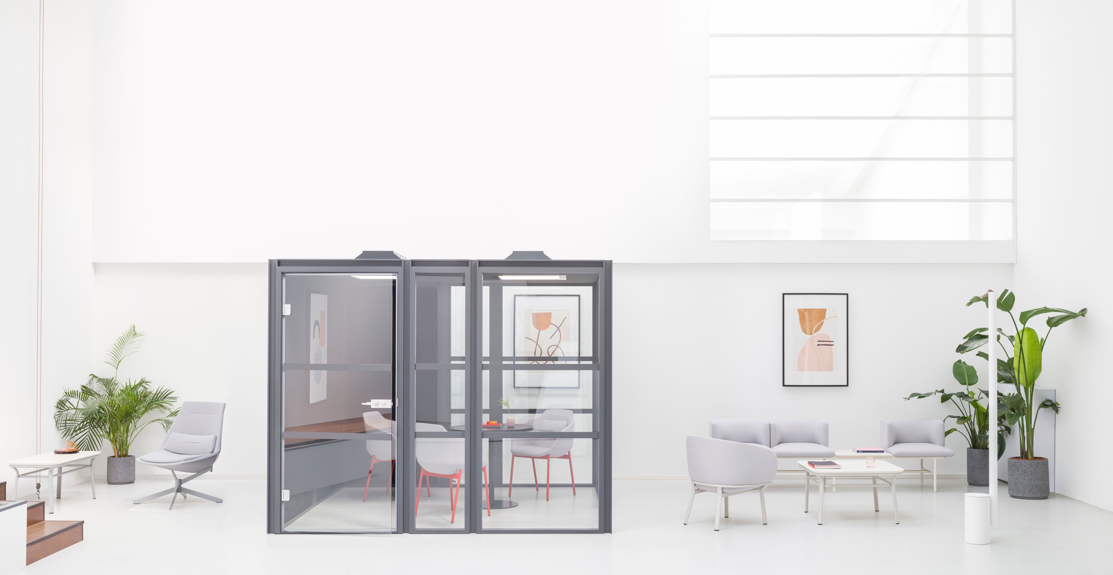 Акустическая офисная кабина со встроенным освещением MDD ARCH-00061241 - Вид №1