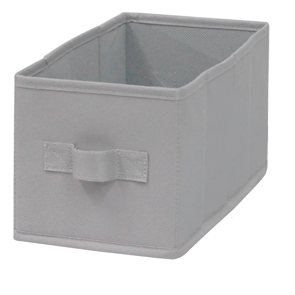 Короб Spaceo KUB Granit 15x31x15 см 6.9 л полиэстер цвет графитовый STLM-2163508 - Вид №1