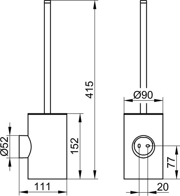 12864019000 Туалетный гарнитур KEUCO Collection REVA - Вид №3