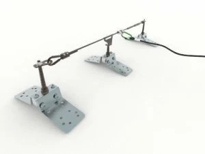 BIN SISTEMI Регулируемые столярные изделия для концевых / промежуточных анкеров Linea vita