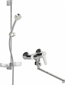 Oras 3945Y Смеситель для ванны и душа с комплектом 3945Y Saga Хром