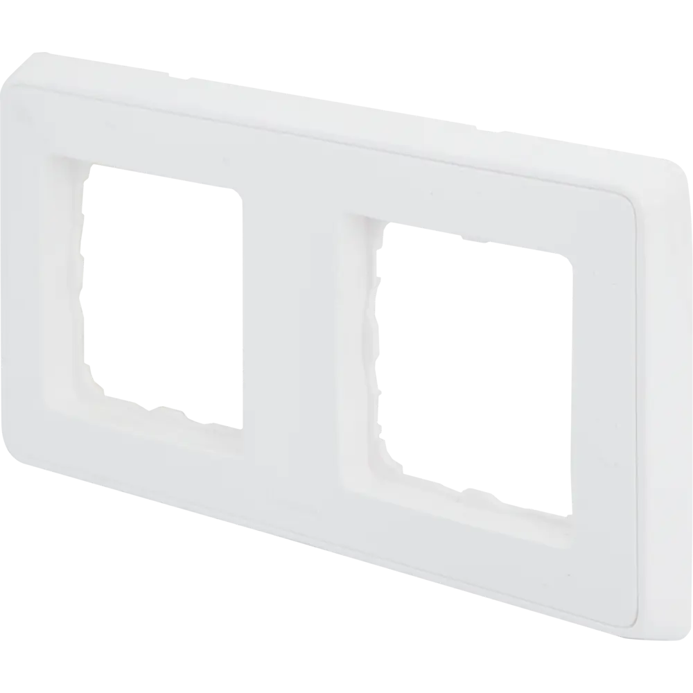 Рамка для розеток и выключателей Legrand Cariva 2 поста, цвет белый STLM-2063199 - Вид №1