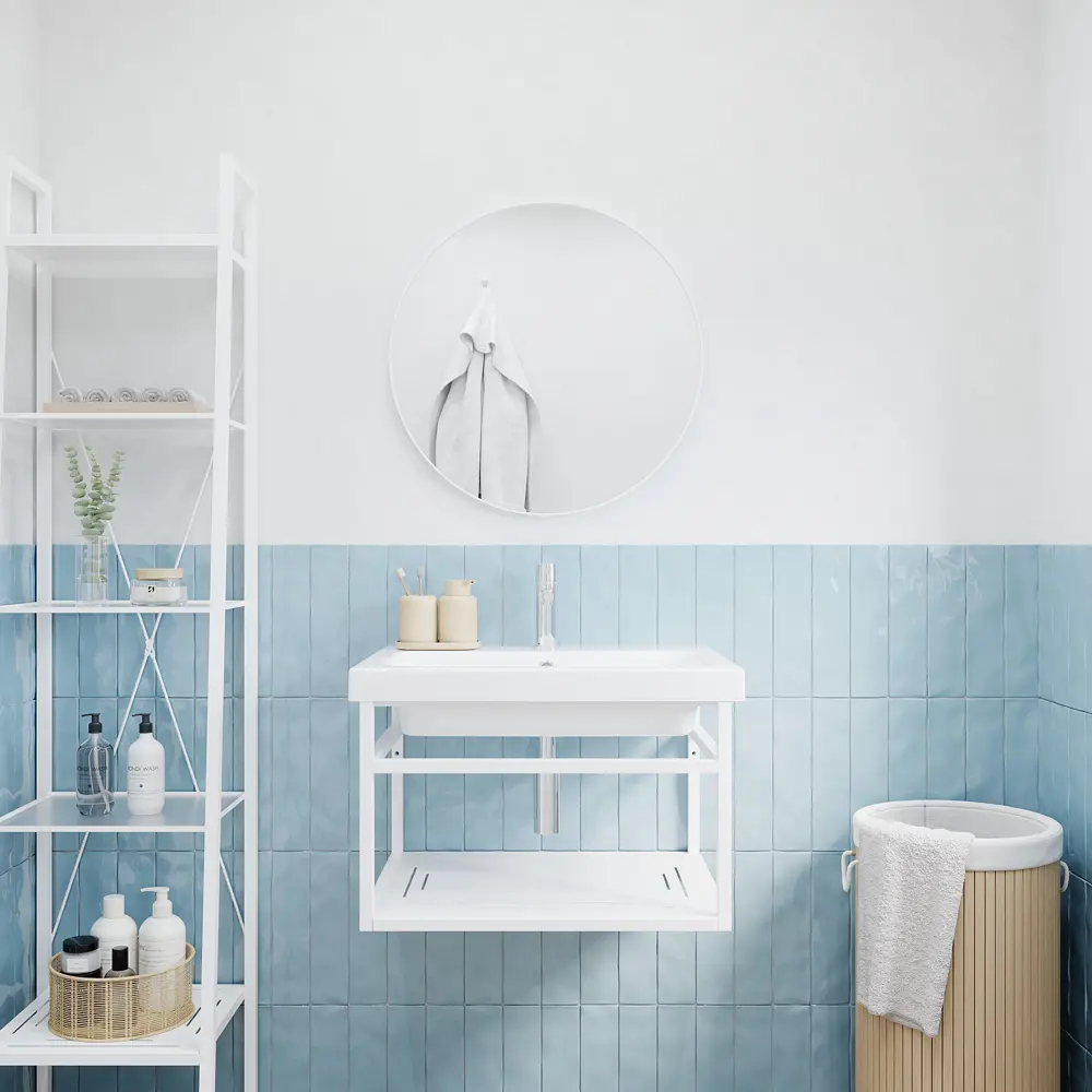 Опора для раковины KONSENSA Бруклин 80 75.5x36 см цвет белый STLM-2055140 - Вид №5