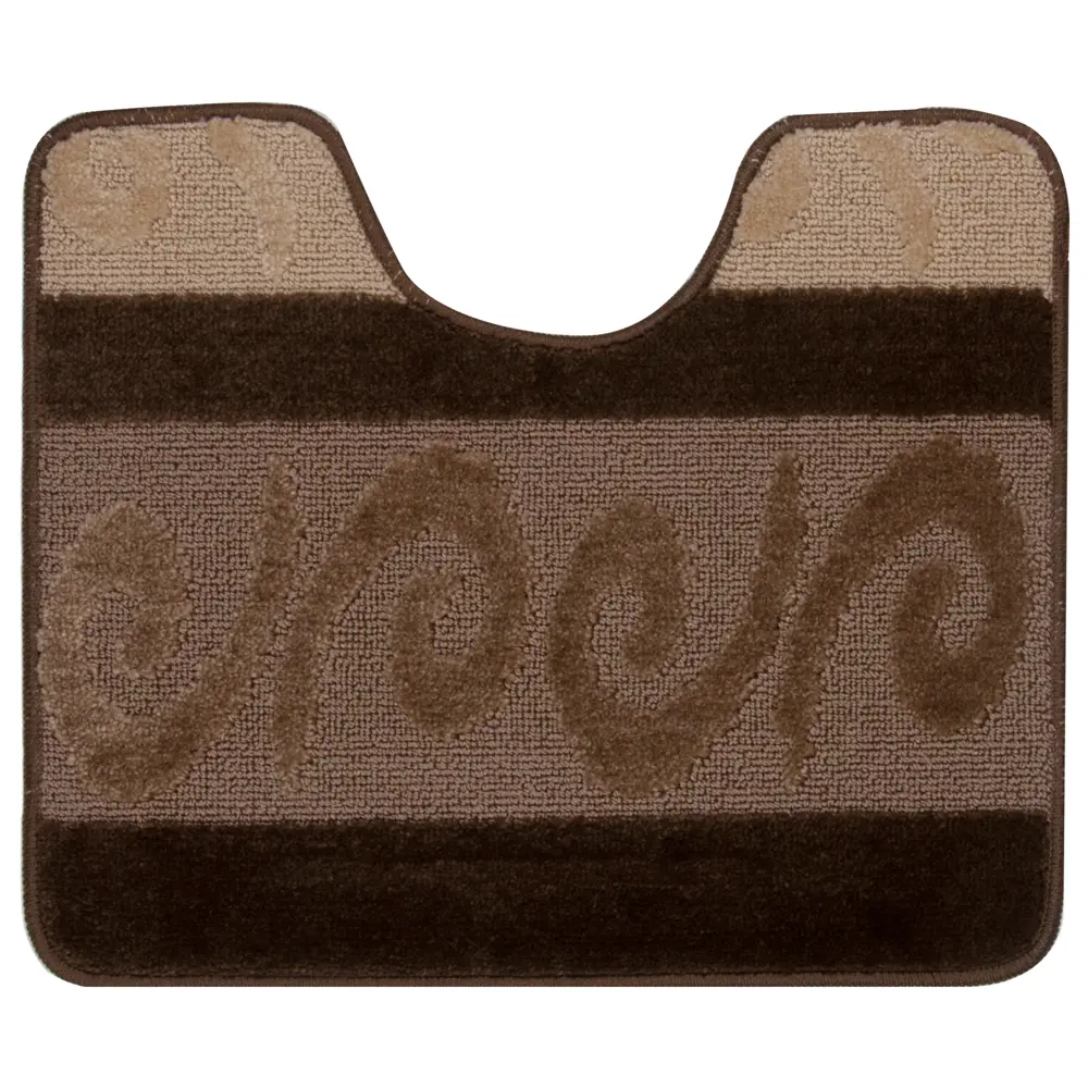 Коврик для туалета «Hurrem» 50х60 см цвет коричневый Santreyd Без серии STLM-2039228