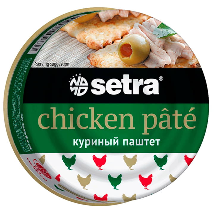 Паштет куриный Setra 100 г Santreyd 12000