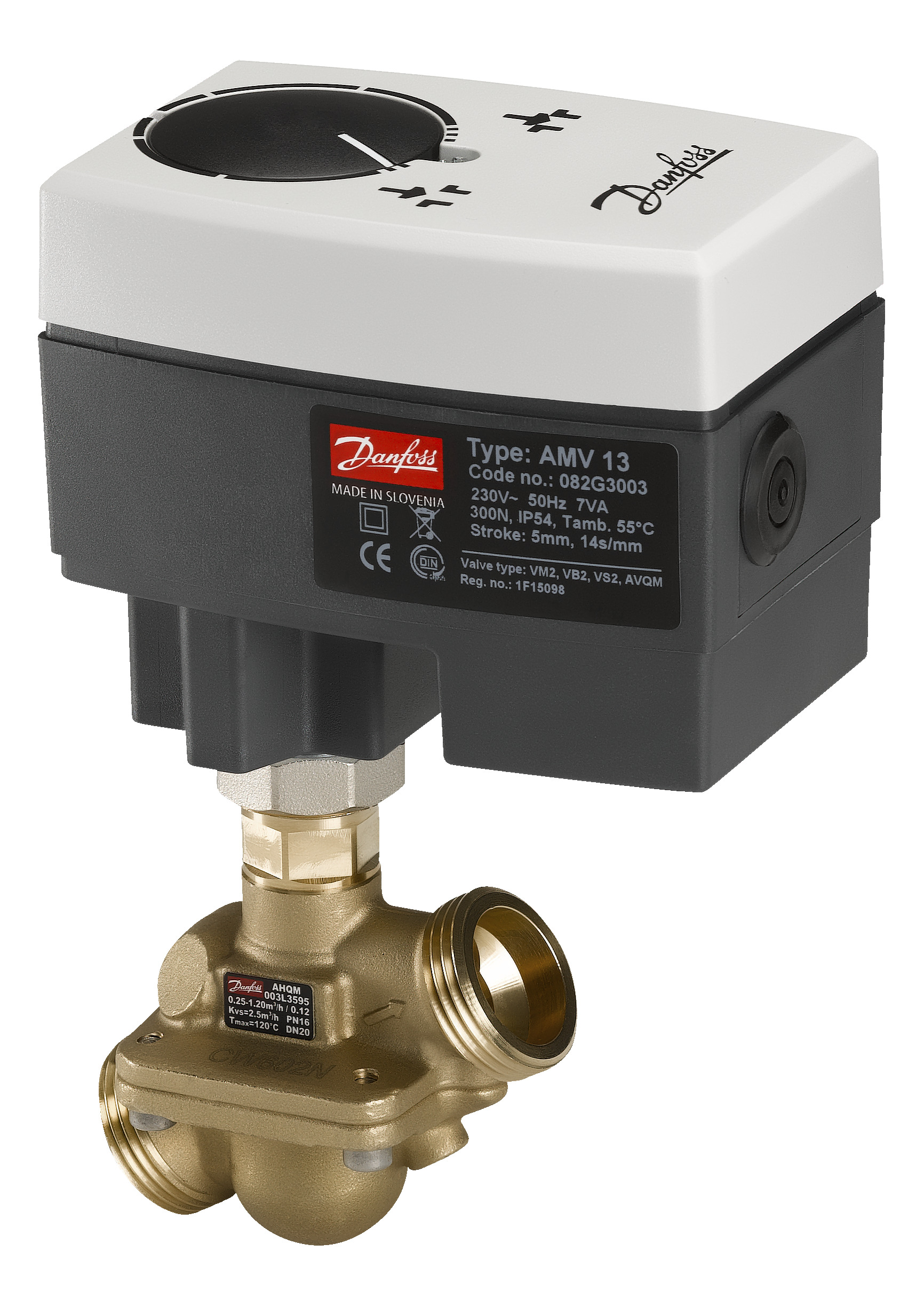 Danfoss Редукторные электроприводы с трехпозиционным управлением ARV 152 230В 15с/мм 082G6007  - Вид №10